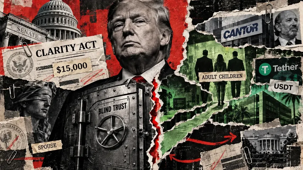 CLARITY Act Stalls: Trump-Backed Crypto Ethics Rule Limited by Family Business Concerns