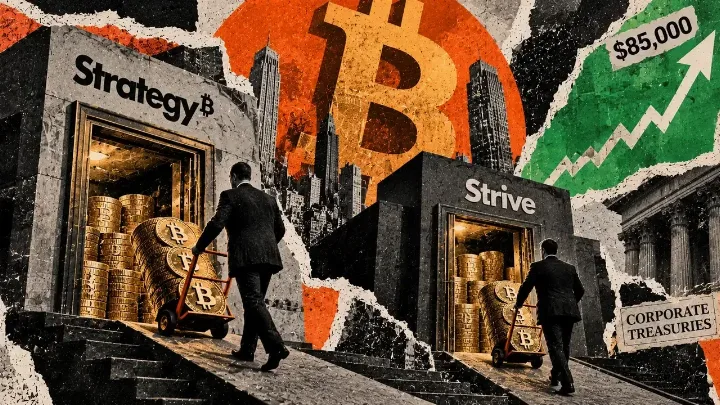 Corporate Bitcoin Treasury Resurgence: Strategy and Strive Deploy $183M Amid $85K Rally