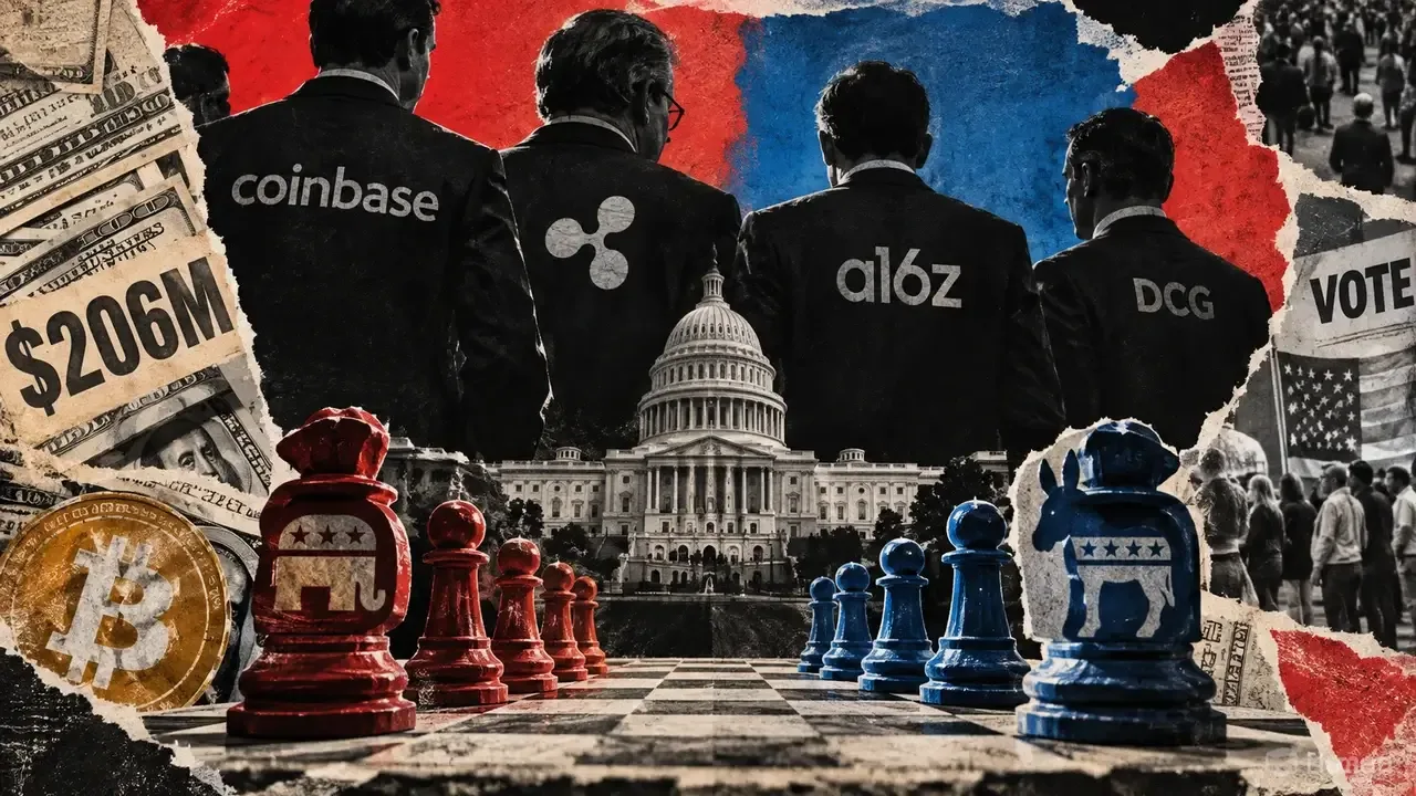 Crypto Firms Pour $206M into Midterms, Shaping Policy Landscape