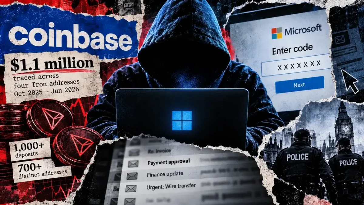Coinbase Followed $1.1M Crypto Trail to Dismantle AI Phishing Service EvilTokens