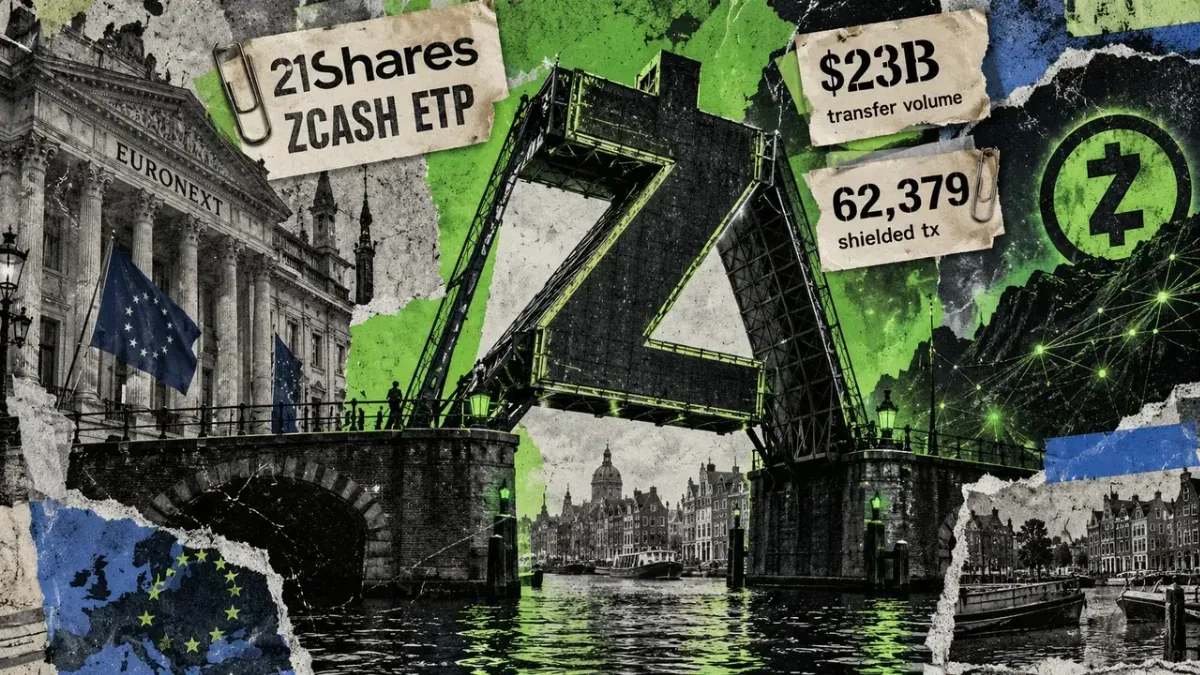 Zcash Hits $1,651 as 21Shares Launches First European ETP
